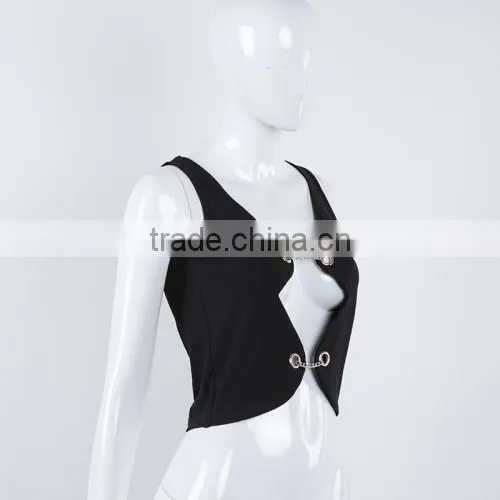 Top Selling Products 2017 Cotton Sleeveless Nightclub Top Sexy Clothes photo-5