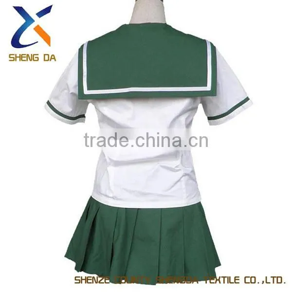 New Design Middle School Girls Plaid Short Skirt photo-6