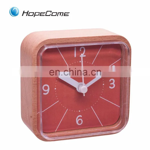 Custom Design Wooden Table Clock With High Quality photo-6