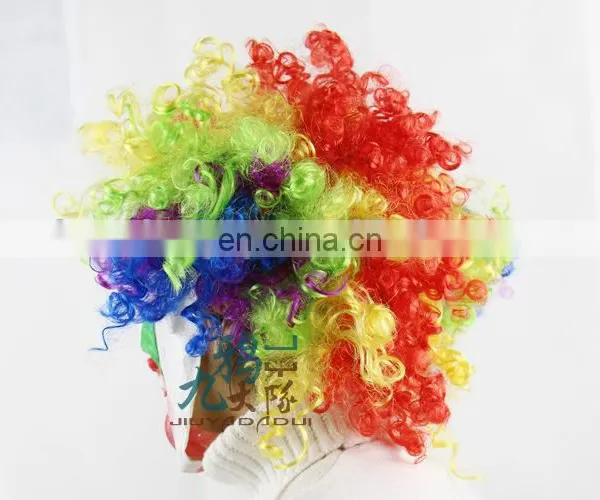 Scary Horror Clown Mask With Wigs photo-3