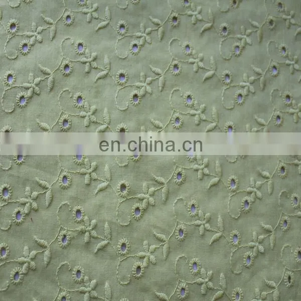 Cotton Embroidery Textiles and Fabrics 60s Customized Design and Color photo-4