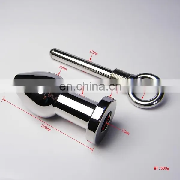 New Arrival Stailess Steel Anal Plug Enema, Gay Butt Anal Toys photo-4