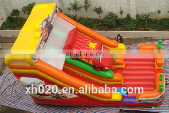 Car Decoration Giant Steep Inflatable Water Slide photo-5
