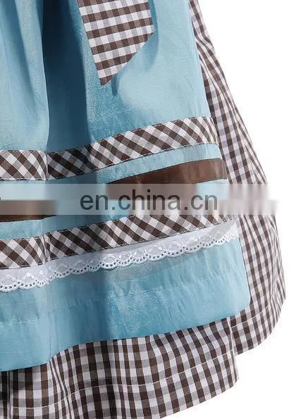 Classical Women Maid Dress European Clothing Beer Dirndl Women Casual Dress (Traditional Bavaria Dirndls) photo-4