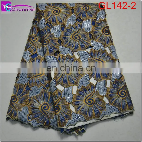 Organza Guipure Lace Fabric GL142 photo-2