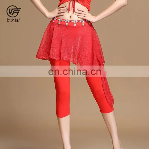 K-4052 Indian Practice Women Soft Fabric Belly Dance Skirt Pant photo-2