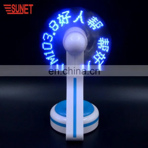 2018 SUNJET Best Selling Item New Product Souvenir Gift Portable Flashing Usb Mini Tower Fan photo-2