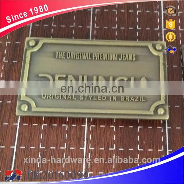 Metal Badge With Customer 3D Brand Used for Clothing photo-2