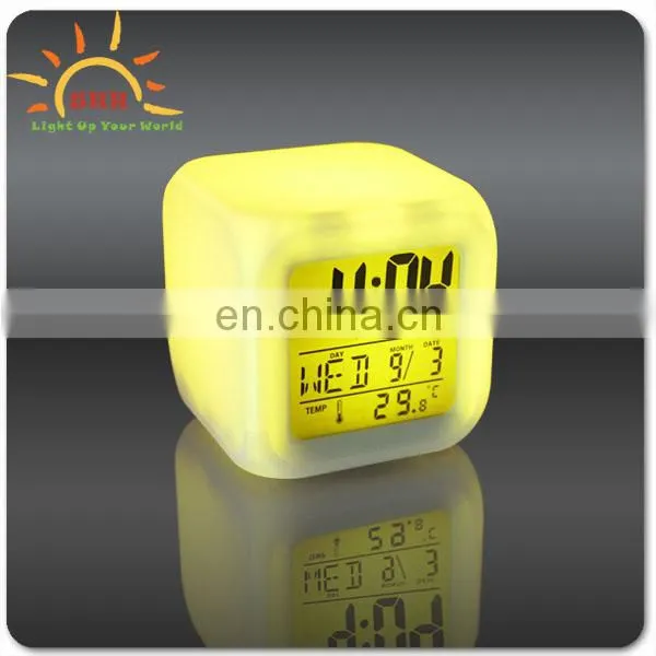 Rotate the Multi-function Clock 7 Colour,LED Backlight Alarm Clock photo-5
