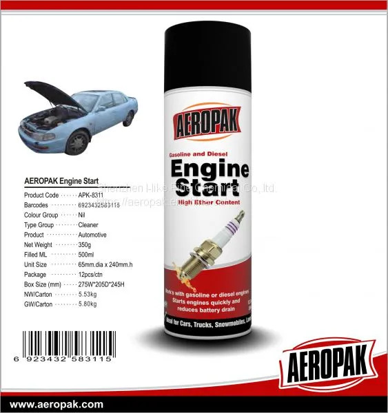 AEROPAK High Quality Low Temperature Of Engine Starting Spray( Engine Starter) photo-2