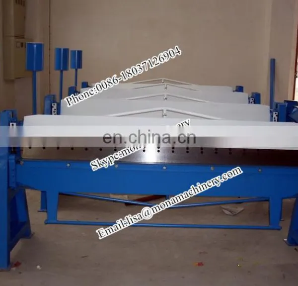 Metal Folding Machine , Pneumatic Metal Folding Machine , Sheet Metal Manufacture Duct Flange Bending Machine photo-5