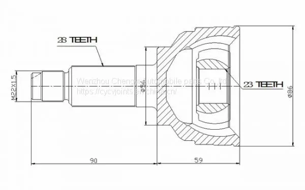 ВНЕШНИЕ ШАРНИРЫ СВЯЗИ ПОДВЕСНО-ПОВОРОТНОЙ ЧАСТИ /MA-18/G047-25-500/G560-25-510A/GD19-22-510/G576-25-600