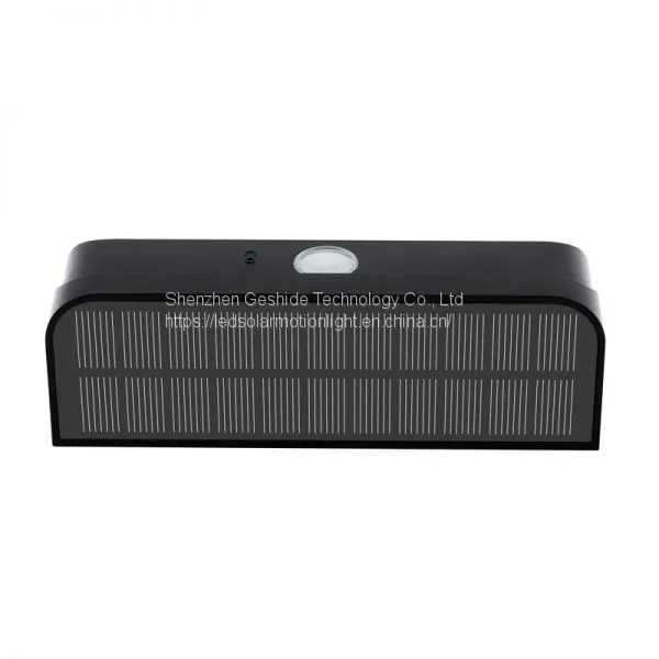 PIR Motion Sensor Wall Lamp Solar Powered IP65 Garden Using LED Outdoor Lights photo-4