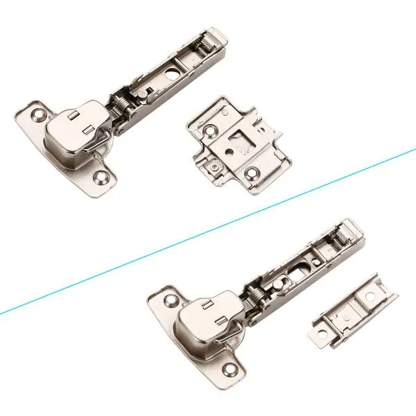 Filta Furniture Hardware NEW 35mm 4D Adjustable Soft Closing Clip On Cabinet Cupboard Frameless Door Hinge photo-3
