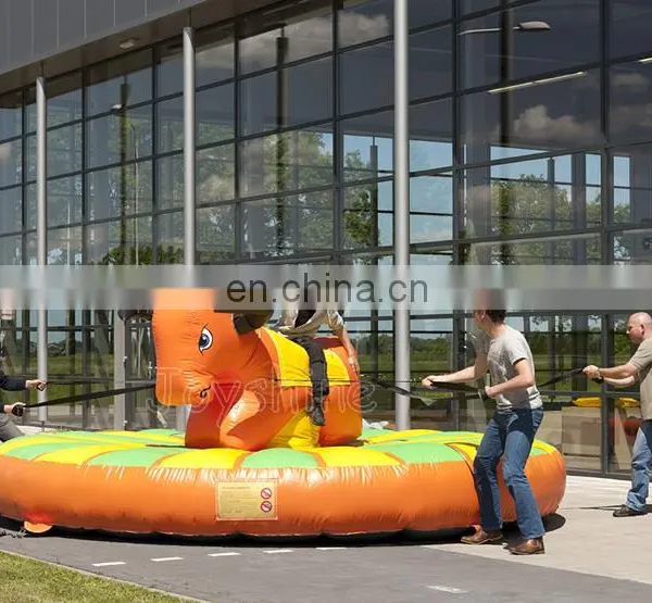 Interactive Adult Inflatable Carnival Game Pull Riding Rodeo Games Sports photo-2