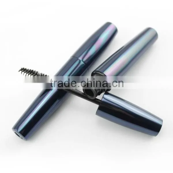 Shiny Blue Empty Cosmetic Mascara Container photo-2