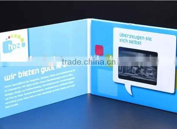 7 Inch Video Brochure With TFT LCD Screen Player for Advertise Factory Support Long-term photo-5