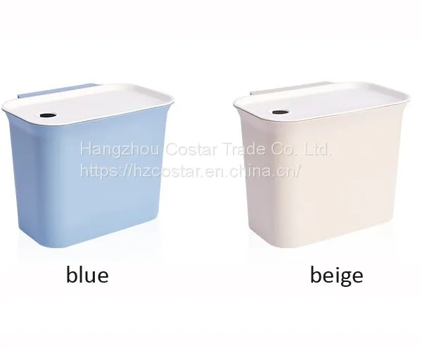 Cabinet Basket Wastebaskets, Multifuctional Hanging Trash Can Waste Bins Garbage Containers photo-4