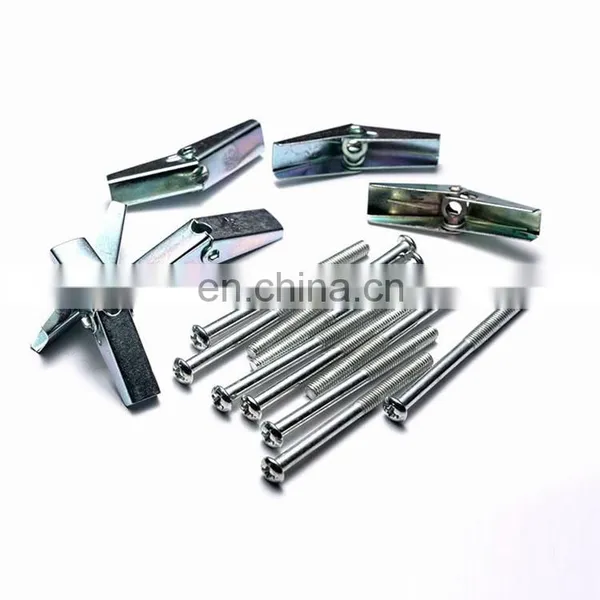 Zinc Plated Butterfly Bolt and Nut Spring Toggle Fixings Hollow Cavity Wall Anchor photo-4