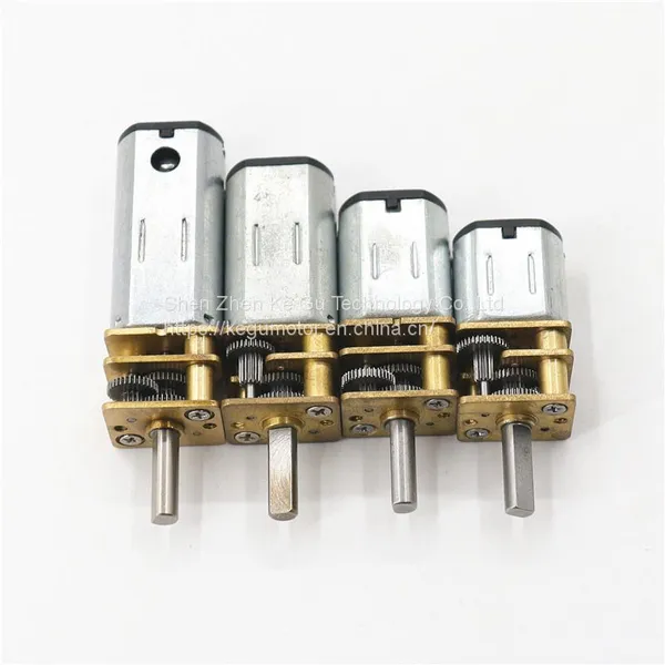 DC 6V Gear Motor With Long M3*55MM Lead Screw Thread Output Shaft 30/60/100/150/200/300/400/500RPM(6V 30RPM) photo-2