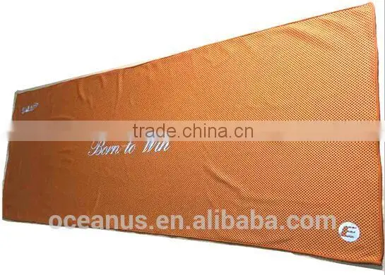 56.4% Nylon 43.6% Poly Cold Fiber Knit Mesh Sports Towel photo-4