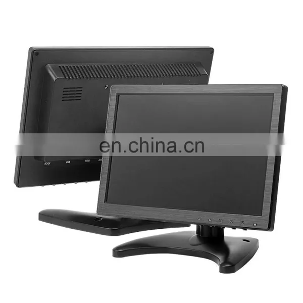 Cheap VGA/BNC/AV Input LCD Display Cctv Small Computer Touch Screen 10 Inch HD pc Monitor photo-2