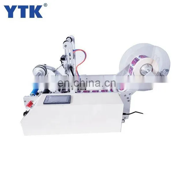Low Price Small Desktop Clear Label Equipment Semi Automatic Labeling Machine For Round Bottle photo-5