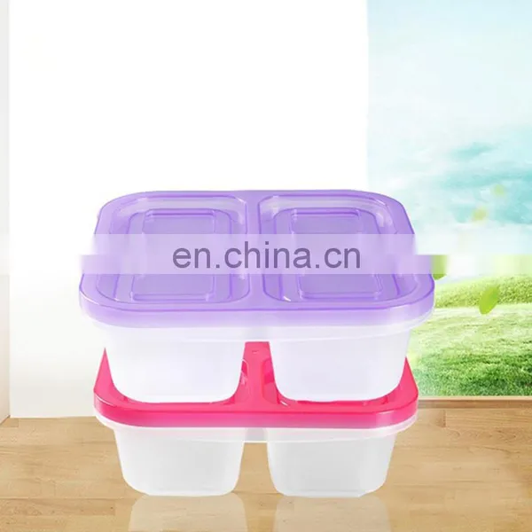 2021 Eco Friendly Classic Double Layer Insulated Plastic Kids Bento Box photo-5
