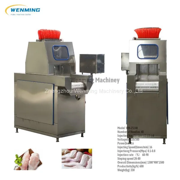 Chicken Wings Brine Injector Machine Meat Marinade Injector