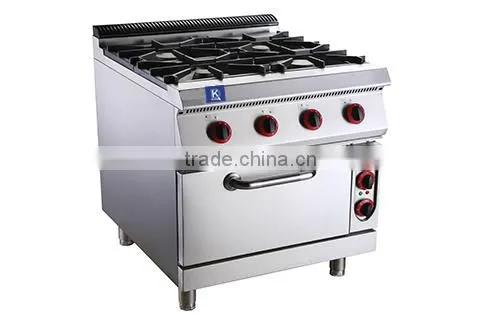 Four Earthen Pot Stove With Electic Oven