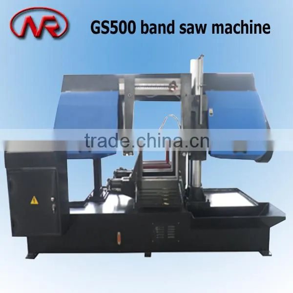 GS500 Cutting Steel Manual and Automatic Metal Band Saw Machine