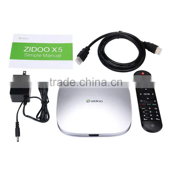 [Genuine] ZIDOO X5 Amlogic S905 Bluetooth Wifi 4k H.265 HEVC Android 5.1 Lollipop ZIDOO X1 Upgrade TV BOX photo-5