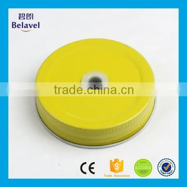 Wholesale Food Grade Jar Cap Colorful Custom Mason Jar Metal Lids photo-2