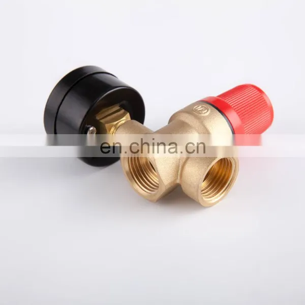 Brass Angle Type Automatic Pressure Safety Valve for Hot Water Heater photo-3
