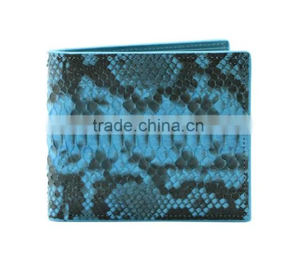 Custom Logo High Quality Genuine Real Python Snake Skin Leather Travel Card Holder Wallet photo-6