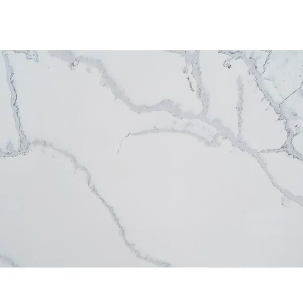 Code：1010，Calacatta Artificial Stone Quartz Slab Kitchen Countertops photo-2
