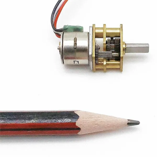 SM10 Stepper Motor With Gearbox 10mm Stepper Motor 5v 14Ω 128：1 photo-3