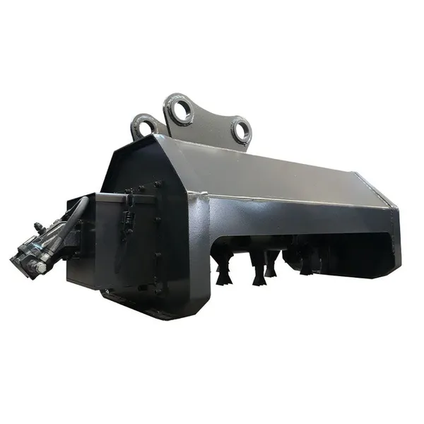 Sliding Loader Uses Lawn Mower for High Efficiency, Multi-purpose Land Reclamation Machine for Tree Crushing