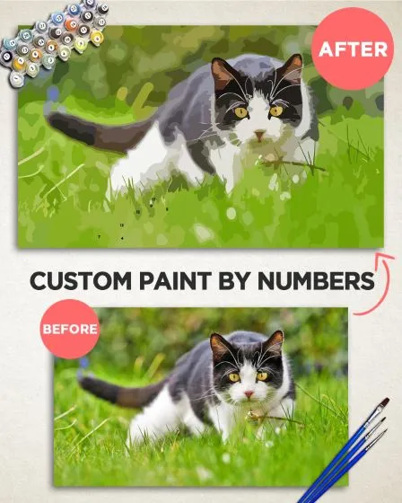 Pet Paint by Numbers Custom Paint By Number photo-2