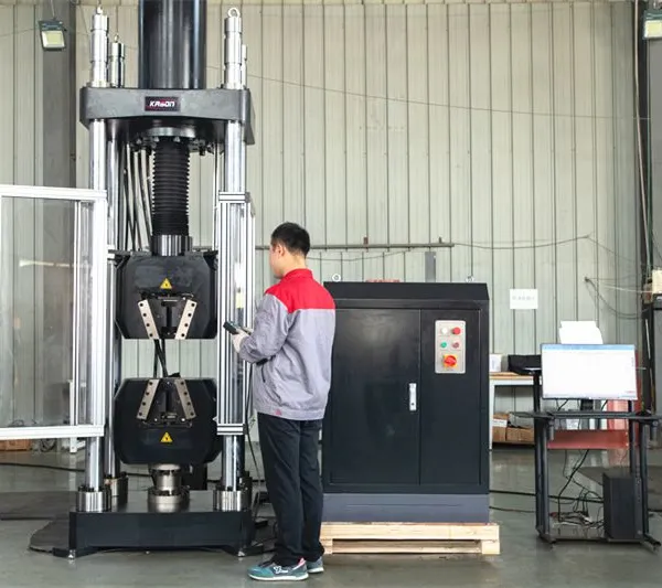 HST 300 600 1000 2000 3000 Kn Electro-hydraulic Single Space Hydraulic Servo Tensile Force Strength Universal Testing Machine photo-6