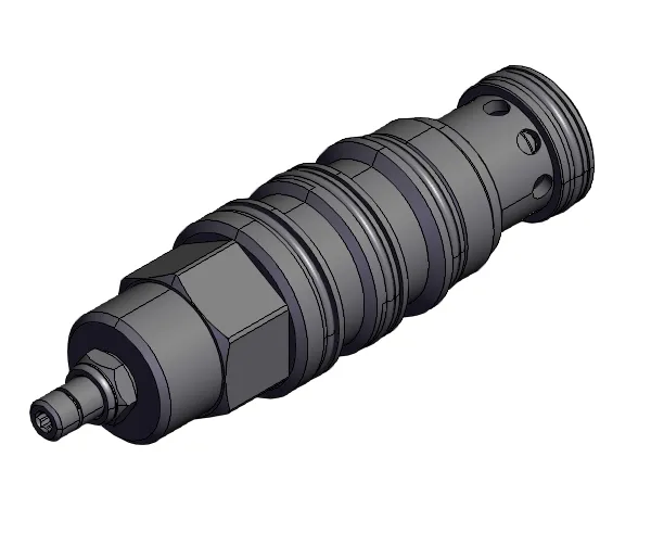 Sunhydraulics DKHPLAN Solenoid-Operated Relief Valve