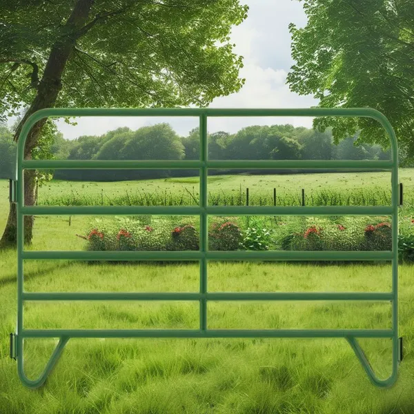 Hot Dip Galvanized Metal Wire Sheep Pen PVC-Coated Security Fence Panels and Posts for Cattle Protection Trellis & Gates photo-3