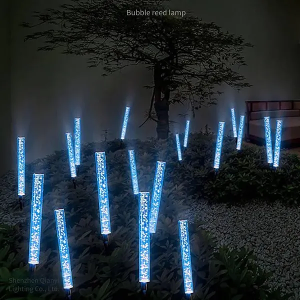 New Style Solar Acrylic Reed Ground - Inserted Lights With Colorful Lights for Outdoor Courtyard, Garden and Balcony Decoration Atmosphere photo-4