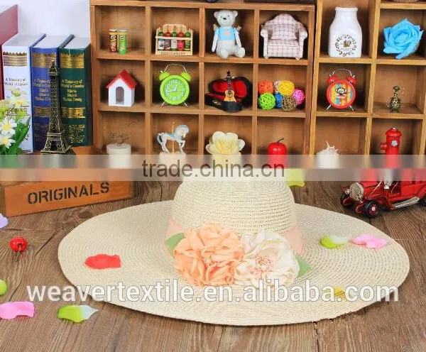 Fashion Floppy Folding Women Girl Summer Sun Hat Straw Beach Wide Large Brim Cap Quality Choice photo-3