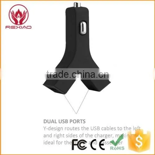 Universal Y Shape Chargers 5V 2.1A Dual Car Usb Charger Supplier's Choice photo-6