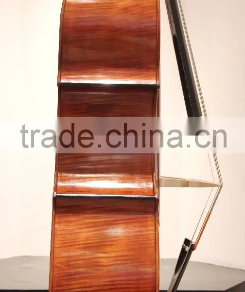 4/4 Violin Shaped Flat Back England Style Fully Solid Professional Double Bass photo-3