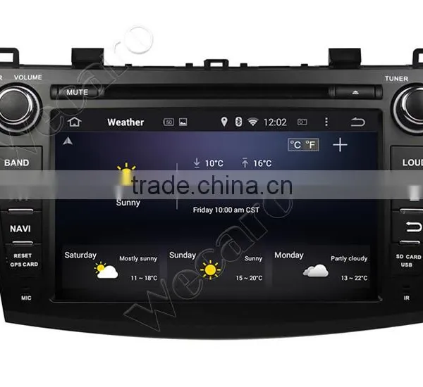 Wecaro Android 4.4.4 Car Stereo 8" 2 Din for Mazda 3 Car Dvd Navigation Android 1080p 2009-2012 photo-5