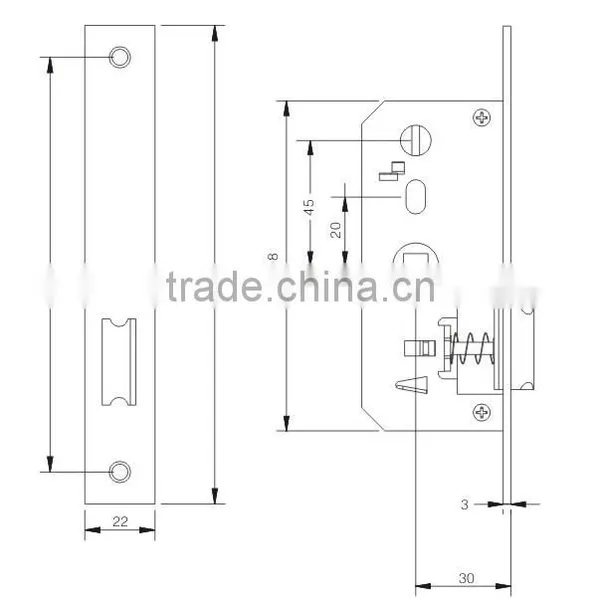 Aluminum Door Lock photo-3