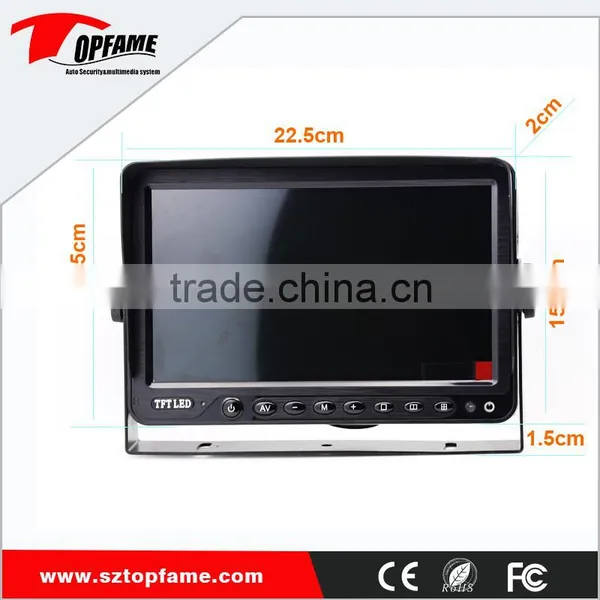 10.1inch HD Digital LED Monitor Display Car Backup Radar Sensor System photo-3