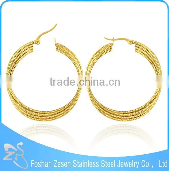 ZS17268 Beautiful Designed Hoop Earrings 2 Gram Gold Beautiful Designed Earrings photo-4